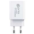 Prio Fast Charge Wall Charger - 18W, PD3.0, QC3.0 - White