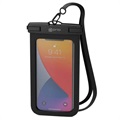 Tech-Protect Universal Waterproof Case - 6.9" - Black / Clear