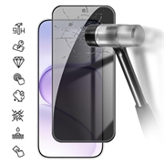 Honor 600 Smart Privacy Full Cover Tempered Glass Screen Protector - 9H - Black Edge