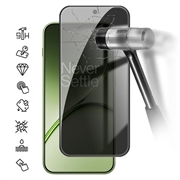 OnePlus 15T Privacy Full Cover Tempered Glass Screen Protector - 9H - Black Edge