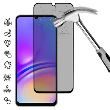 Samsung Galaxy A07 4G/A06 Privacy Full Cover Tempered Glass Screen Protector - 9H - Black Edge