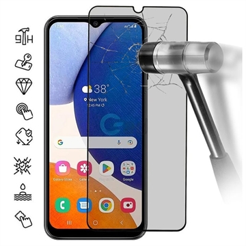 Samsung Galaxy A16 Privacy Full Cover Tempered Glass Screen Protector - 9H - Black Edge