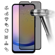 Samsung Galaxy A26 Privacy Full Cover Tempered Glass Screen Protector - Black Edge