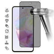 Samsung Galaxy A36/A56 Privacy Full Cover Tempered Glass Screen Protector - 9H - Black Edge