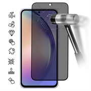 Samsung Galaxy A55 Privacy Full Cover Tempered Glass Screen Protector - 9H - Black Edge