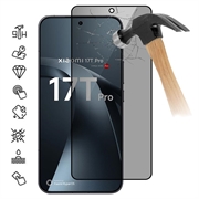 Xiaomi 17T Pro Privacy Full Cover Tempered Glass Screen Protector - 9H - Black Edge