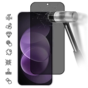 Xiaomi Redmi Note 17 Pro Max Privacy Full Cover Tempered Glass Screen Protector - 9H - Black Edge