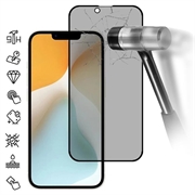iPhone 16e Privacy Full Cover Tempered Glass Screen Protector - Black Edge