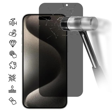 iPhone 17 Pro Max Privacy Tempered Glass Screen Protector - 9H