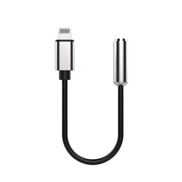 ProXtend MFI Certified Lightning to 3.5mm Adapter - Black / Silver