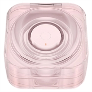 Protective TPU Case for Samsung Galaxy Ring Charging Case - Transparent Pink
