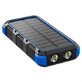 Psooo M2 Wireless Solar Power Bank - 36800mAh - Blue