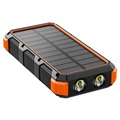 Psooo M2 Wireless Solar Power Bank - 36800mAh - Orange