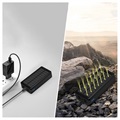 Psooo PS-400 Solar Power Bank - 4xUSB-A, 30000mAh - Black