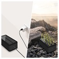 Psooo PS-400 Solar Power Bank - 4xUSB-A, 50000mAh - Black