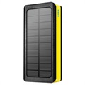 Psooo PS-406 Solar Power Bank/Wireless Charger - 20000mAh - Yellow