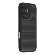 iPhone 17 Puffer Jacket Shockproof TPU Case - Black