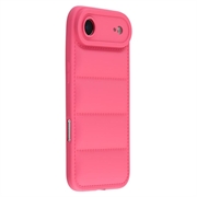 iPhone Air Puffer Jacket Shockproof TPU Case - Hot Pink