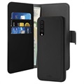 Puro 2-in-1 Samsung Galaxy A50 Magnetic Wallet Case - Black
