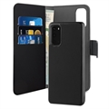 Puro 2-in-1 Magnetic Samsung Galaxy S20 Wallet Case - (Open Box - Excellent) - Black