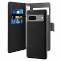 Puro 2-in-1 Magnetic Google Pixel 7 Wallet Case - Black