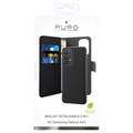Puro 2-in-1 Samsung Galaxy A33 5G Magnetic Wallet Case - Black