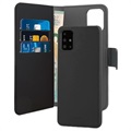 Puro 2-in-1 Magnetic Samsung Galaxy A71 Wallet Case - Black
