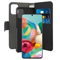 Puro 2-in-1 Magnetic Samsung Galaxy A71 Wallet Case - Black
