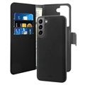 Puro 2-in-1 Magnetic iPhone 13 Wallet Case - Black