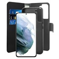 Puro 2-in-1 Magnetic Samsung Galaxy S22+ 5G Wallet Case - Black