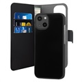 Puro 2-in-1 Magnetic iPhone 13 Mini Wallet Case - Black