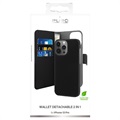 Puro 2-in-1 Magnetic iPhone 13 Pro Wallet Case - Black