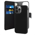 Puro 2-in-1 Magnetic iPhone 13 Pro Max Wallet Case - Black