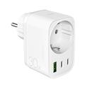 Puro 30W Power Delivery Charger and Schuko Socket - White