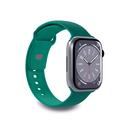 Apple Watch Series 9/8/SE (2022)/7/SE/6/5/4/3/2/1 Puro Icon Silicone Band - 41mm/40mm/38mm - Dark Green