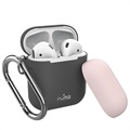 Puro Icon AirPods / AirPods 2 Silicone Case with Carabiner