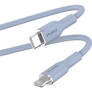Puro Icon Soft USB-C / Lightning Cable - 1.5m - Light Blue