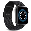 Puro Loop Apple Watch Series 7/SE/6/5/4/3/2/1 Strap - 41mm/40mm/38mm - Black