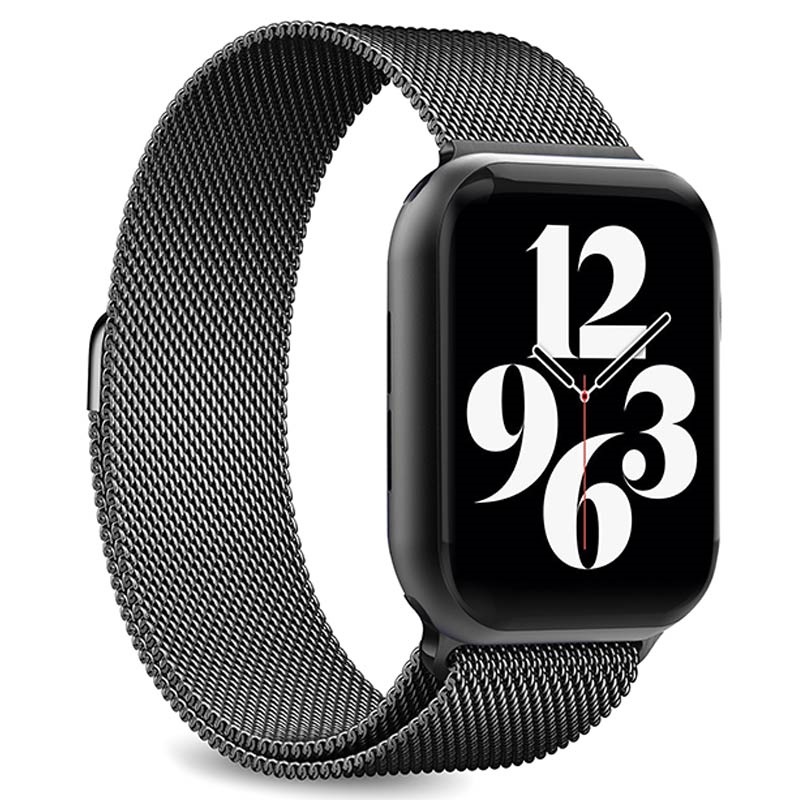 Bedankt krokodil textuur Puro Milanese Apple Watch Series SE/6/5/4/3/2/1 Strap - 40mm, 38mm