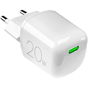 Puro MiniPro GaN USB-C Wall Charger - 20W - White