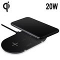 Puro Premium Dual Fast Qi Wireless Charger - 20W