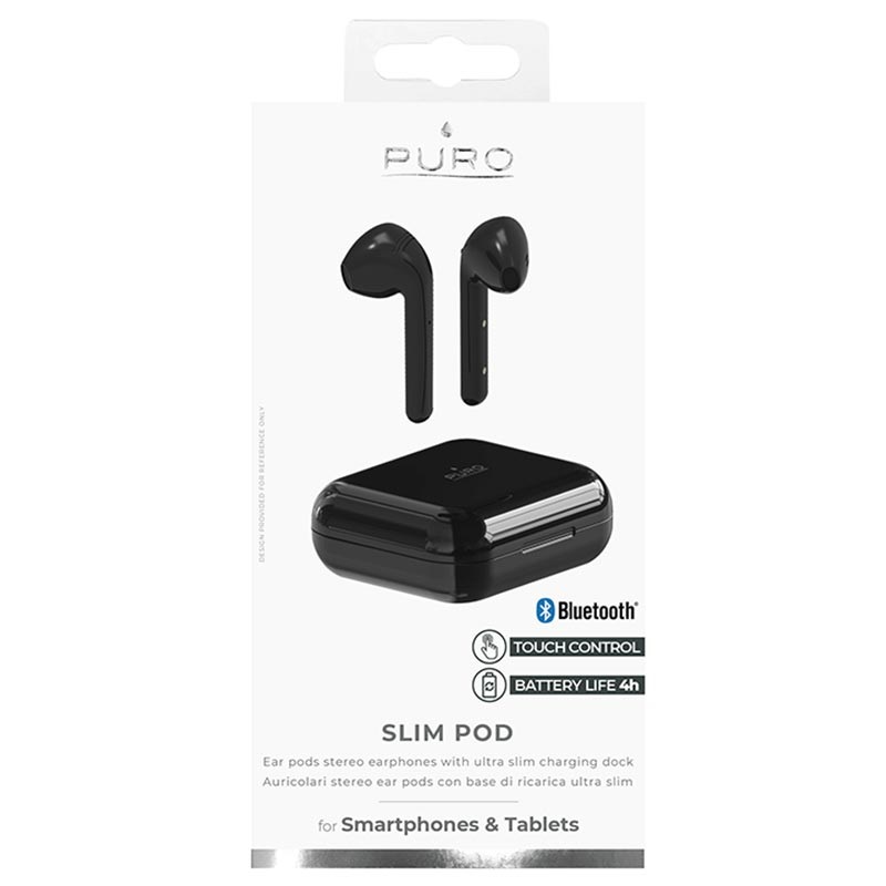 PURO Fine Cuffie Auricolare Connettore 3.5 mm Nero - Lavialattea.it