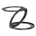Q11 Ultra-Thin Tri-Fold Magnetic Ring Stand - Black