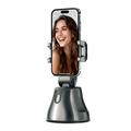 Q8 Auto Face Tracking Phone Gimbal Stand for Vlog - Black