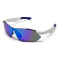 QY-Pro3 AI Translation Smart Cycling Glasses - White / Blue