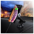 Smart Qi Wireless Car Charger / 360 Car Holder with IR Sensor W9 - 15W