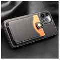 Qialino Business Style iPhone 12 Pro Max Leather Case - Black