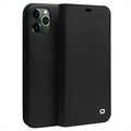 Qialino Classic iPhone 11 Pro Max Wallet Leather Case - Black