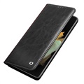 Qialino Classic Samsung Galaxy S21 Ultra 5G Wallet Leather Case - Black