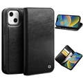 Qialino Classic Samsung Galaxy S21+ 5G Wallet Leather Case - Black